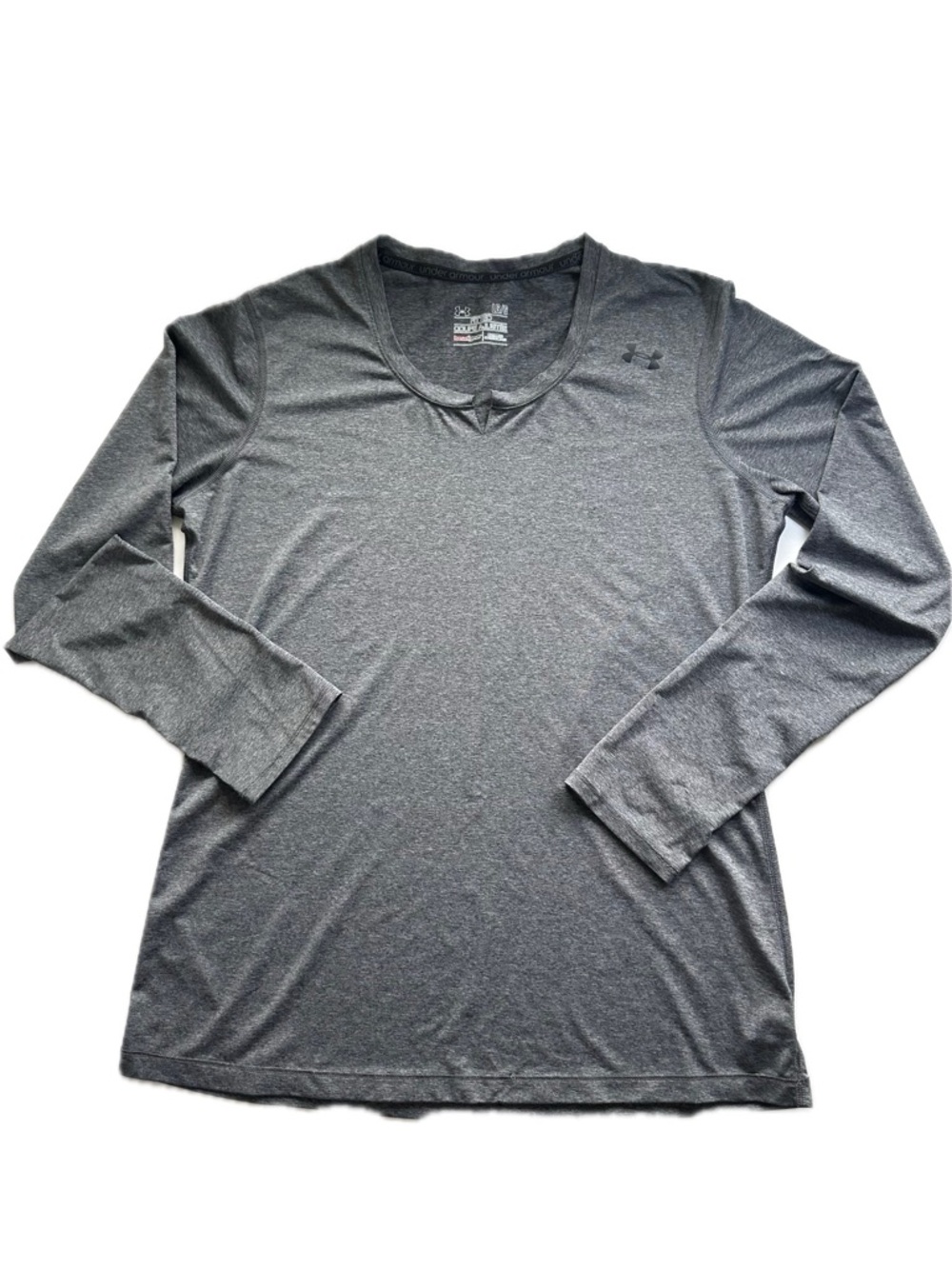 Under Armour Tech Performance Gorpcore Fitted Top Long Sleeve Charcoal Large